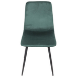 Τραπεζαρία Balou-Grato Pakoworld σετ 5τεμ Μαύρο-Κυπαρισσί Φ100x73εκ