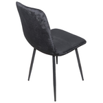 Τραπεζαρία Balou-Grato Pakoworld σετ 5τεμ Μαύρο Φ120x73εκ