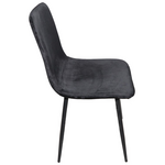 Τραπεζαρία Balou-Grato Pakoworld σετ 5τεμ Μαύρο Φ120x73εκ