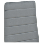 Καρέκλα Parker Pakoworld Βελούδο σε Γκρι Απόχρωση με Μαύρα Μεταλλικά Πόδια 39.5x48x95εκ