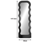 Καθρέπτης Spejo Inart Μαύρο pp 50x2.8x147.5εκ