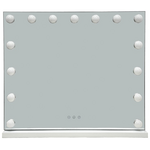 Καθρέπτης led Hollywood Inart Μέταλλο Λευκό 60x12x52.3εκ