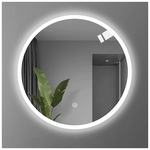 Καθρέπτης led Lucox Inart pp-Αλουμίνιο Φ60x3εκ