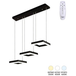 Φωτιστικό Οροφής Τρίφωτο Benor Pakoworld led Μέταλλο Μαύρο 70x20x15εκ