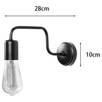 Φωτιστικό Τοίχου-Απλίκα Kerquin Pakoworld led Μέταλλο Μαύρο 28x10x11εκ