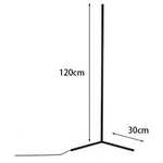 Φωτιστικό Δαπέδου Nanek Pakoworld led Μέταλλο Μαύρο 30x30x120εκ