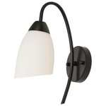 Φωτιστικό Τοίχου-Απλίκα Berak Pakoworld e27 Μέταλλο Μαύρο-Λευκο 10x10x17εκ