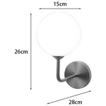 Φωτιστικό Τοίχου-Απλίκα Cebron Pakoworld g9 Μέταλλο Χρυσο-Λευκο 15x25x28εκ