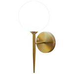 Φωτιστικό Τοίχου-Απλίκα Kerlibin Pakoworld g9 Μέταλλο Χρυσο-Λευκο 13x18x34εκ