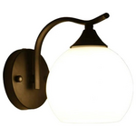 Φωτιστικό Τοίχου-Απλίκα Belinest Pakoworld e27 Μέταλλο - Γυαλί σε Μαύρο-Λευκό 20x14x17εκ