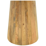 Τραπέζι Rahma i Pakoworld Μασιφ Ξύλο Mango 3εκ σε Φυσική Απόχρωση Φ120x77εκ