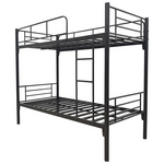 Κρεβάτι-Κουκέτα Belit Pakoworld Μεταλλικό σε Μαύρη Απόχρωση 90x190εκ