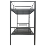 Κρεβάτι-Κουκέτα Belit Pakoworld Μεταλλικό σε Μαύρη Απόχρωση 90x190εκ