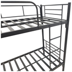 Κρεβάτι-Κουκέτα Belit Pakoworld Μεταλλικό σε Μαύρη Απόχρωση 90x190εκ