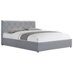 Κρεβάτι Dreamie Pakoworld με Αποθηκευτικό Χώρο Βελούδο Γκρι 160x200εκ