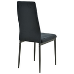 Τραπεζαρία Balou-Parker Pakoworld σετ 5τεμ Μαύρο Φ100x73εκ