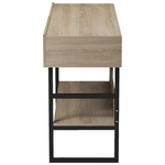 Κονσόλα Vien Pakoworld σε Sonoma-Μαύρη Απόχρωση 139x43x75.5εκ