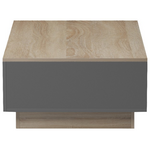 Τραπέζι Σαλονιού Winey Pakoworld σε Sonoma-Ανθρακί Απόχρωση 90x60x31.5εκ