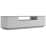 Έπιπλο Τηλεόρασης Winey Pakoworld σε Sonoma-Λευκή Απόχρωση 180x44.5x44.5εκ