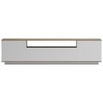 Έπιπλο Τηλεόρασης Winey Pakoworld σε Sonoma-Λευκή Απόχρωση 180x44.5x44.5εκ