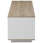 Έπιπλο Τηλεόρασης Winey Pakoworld σε Sonoma-Λευκή Απόχρωση 180x44.5x44.5εκ