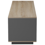 Έπιπλο Τηλεόρασης Winey Pakoworld σε Sonoma-Ανθρακί Απόχρωση 180x44.5x44.5εκ