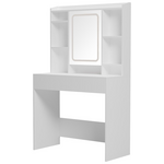 Τουαλέτα Κρεβατοκάμαρας Efilia Pakoworld με led σε Λευκή Απόχρωση 90x40x145εκ