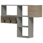 Κρεμάστρα Τοίχου Wenia Pakoworld σε Sonoma Απόχρωση με Μπεζ Μαρμάρου 99.5x15x61εκ