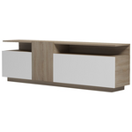 Μπουφές Vendora Pakoworld σε Sonoma-Λευκή Απόχρωση 150x29.5x46.3εκ