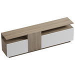 Μπουφές Vendora Pakoworld σε Sonoma-Λευκή Απόχρωση 150x29.5x46.3εκ