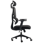 Καρέκλα Γραφείου Διευθυντή Cadrey Pakoworld Mesh Μαύρο 67x64x120-128εκ