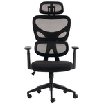 Καρέκλα Γραφείου Διευθυντή Cadrey Pakoworld Mesh Μαύρο 67x64x120-128εκ