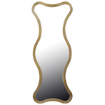 Καθρέπτης Boulen Inart Μέταλλο σε Χρυσή Απόχρωση 51x2x126εκ