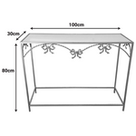 Κονσόλα Frensia Inart Μέταλλο σε Χρυσή Απόχρωση 100x30x80εκ