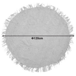 Χαλί Chata Inart Γιούτα σε Φυσική Απόχρωση Φ120x1εκ