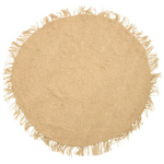 Χαλί Chata Inart Γιούτα σε Φυσική Απόχρωση Φ120x1εκ