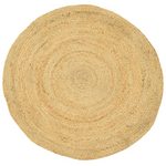 Χαλί Solon Inart Μπεζ Γιούτα  Φ150x1εκ