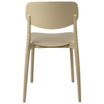 Καρέκλα Berdian Pakoworld Στοιβαζόμενη pp σε Cappuccino Απόχρωση 38x49x79εκ