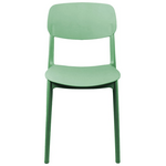 Καρέκλα Berdian Pakoworld Στοιβαζόμενη pp σε Μέντα Απόχρωση 38x49x79εκ