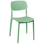 Καρέκλα Berdian Pakoworld Στοιβαζόμενη pp σε Μέντα Απόχρωση 38x49x79εκ