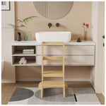 Παιδικός Πύργος Εκμάθησης Chiquel Pakoworld Τ.montessori Ξύλο σε Φυσική Απόχρωση 45.7x51x90εκ