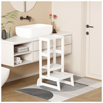 Παιδικός Πύργος Εκμάθησης Chiquel Pakoworld Τ.montessori Ξύλο σε Λευκή Απόχρωση 45.7x51x90εκ