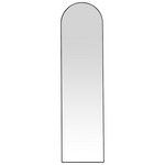 Καθρέπτης Plaza Pakoworld Αλουμίνιο σε Μαύρη Απόχρωση 40x28x150εκ