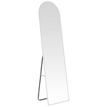 Καθρέπτης Plaza Pakoworld Αλουμίνιο σε Λευκή Απόχρωση 40x28x150εκ