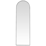 Καθρέπτης Plaza i Pakoworld Αλουμίνιο σε Μαύρη Απόχρωση 50x28x160εκ