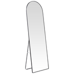 Καθρέπτης Plaza i Pakoworld Αλουμίνιο σε Μαύρη Απόχρωση 50x28x160εκ