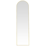 Καθρέπτης Plaza i Pakoworld Αλουμίνιο σε Χρυσή Απόχρωση 50x28x160εκ
