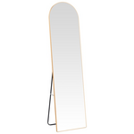 Καθρέπτης Plaza i Pakoworld Αλουμίνιο σε Χρυσή Απόχρωση 50x28x160εκ