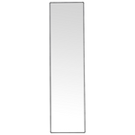 Καθρέπτης Moira Pakoworld Αλουμίνιο σε Μαύρη Απόχρωση 40x28x150εκ