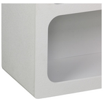 Βιβλιοθήκη-Ραφιέρα Emersi Pakoworld mdf σε Λευκή Απόχρωση 70x35x100εκ